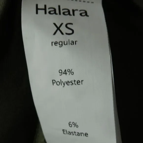 Halara Olive Super High Waist Flowy Wide Leg Pull On Side Pocket Pants Size XS - Picture 2 of 11